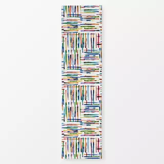 Tischläufer Bunt Minimal Streifen Aquarell