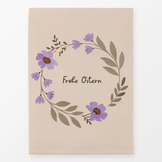 Geschirrtücher Kranz frohe Ostern