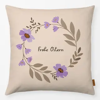 Kissen Kranz frohe Ostern