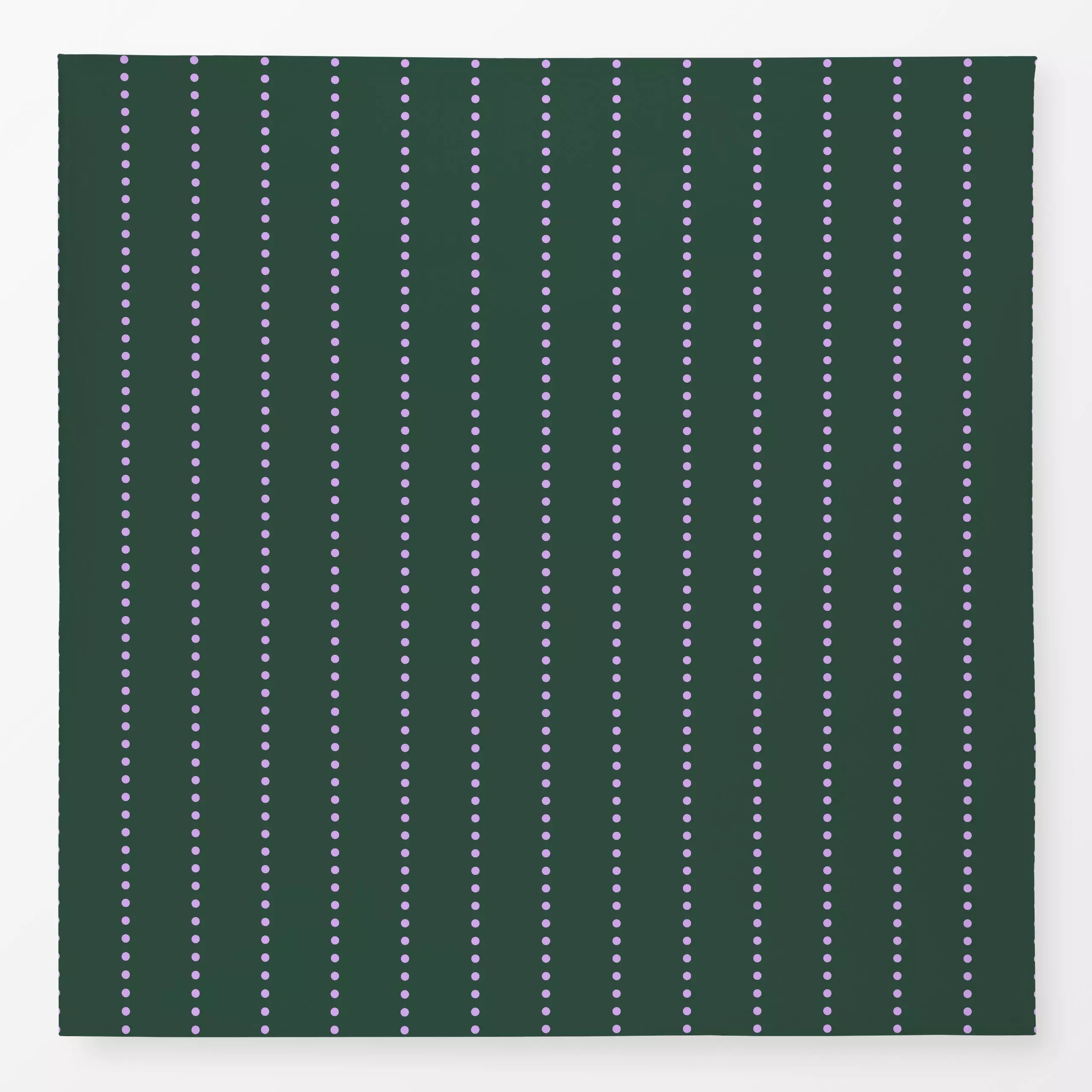 Tischdecke Lila gepunktet auf dunkelgrün - Weihnachten, Winter, Symbole & Muster - von „Julia Schumacher"; Punkte, Streifen,...
