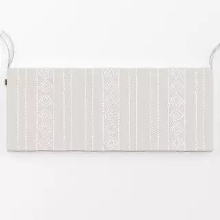 Bankauflage Boho Raute Nude