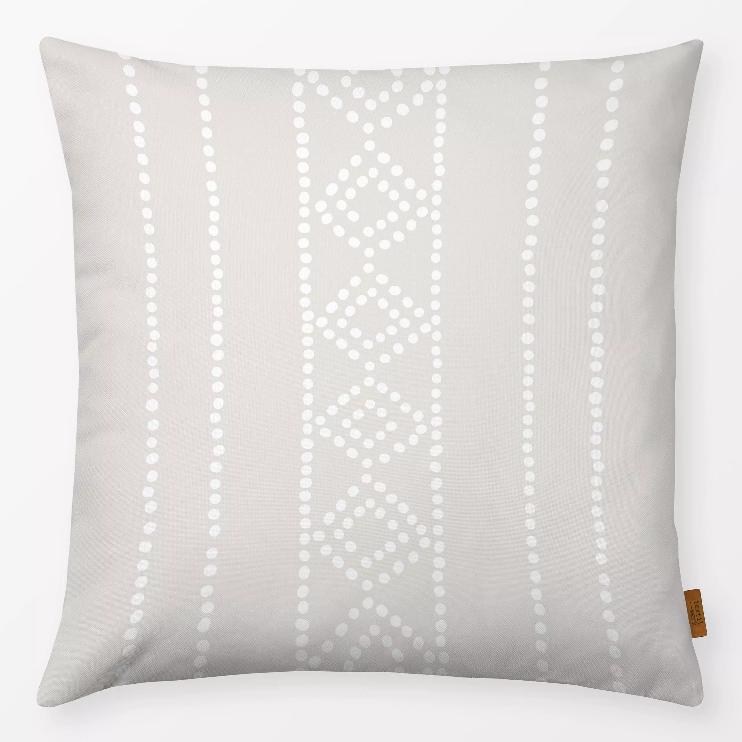 Kissen Boho Raute Nude - Symbole & Muster, Retro & Vintage - von „Katrin Graff"; marrakesch, marrokko, boho, hippie, Retro, ...