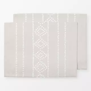 Tischset Boho Raute Nude