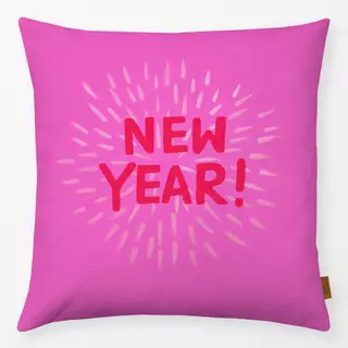 Kissen New Year pink