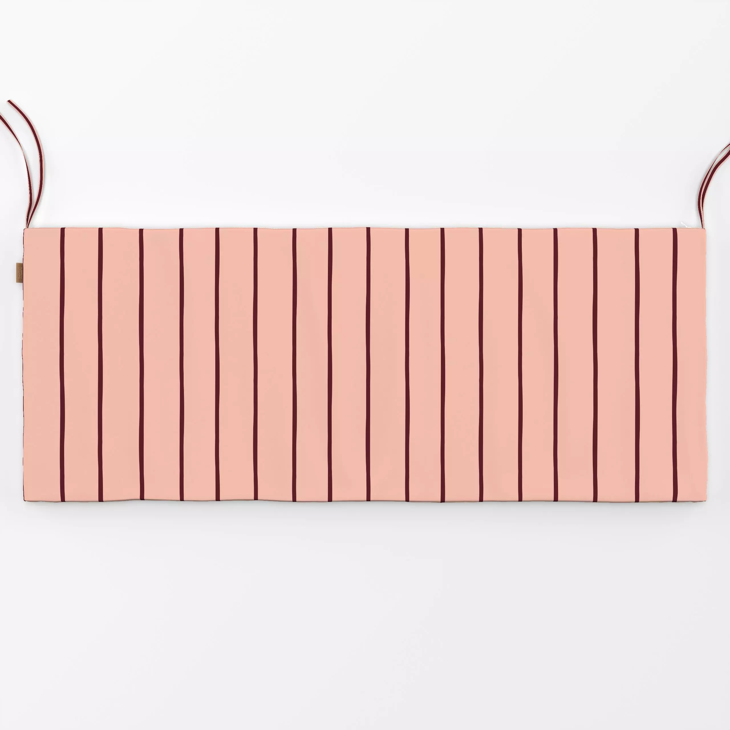 Bankauflage Dünne Streifen Rosa & Rot - Symbole & Muster - von „Maren Gross "; trend, klassisch, geschenkidee, zeitlos, bord...