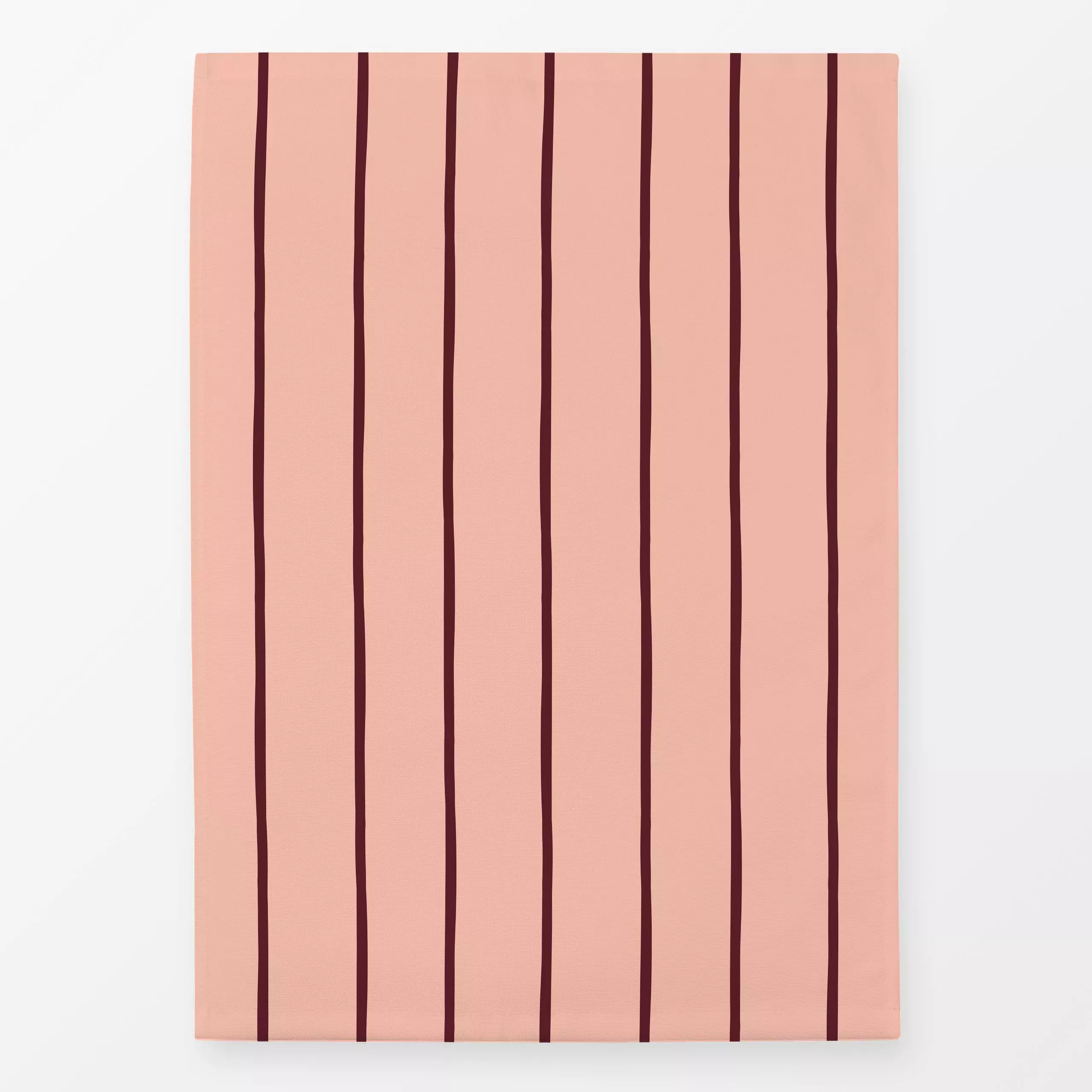 Geschirrtücher Dünne Streifen Rosa & Rot - Symbole & Muster - von „Maren Gross "; trend, klassisch, geschenkidee, zeitlos, b...