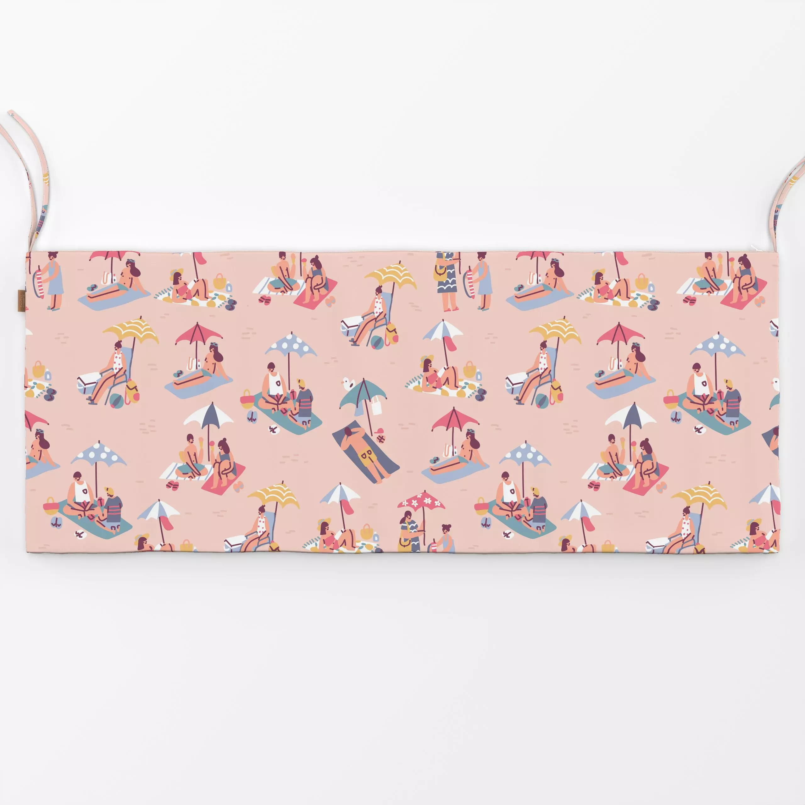 Bankauflage Beach Scene - Sommer - von „Sara Maese"; Sommer, summer, Beach, Summerfeeling, beachvibes, summertime, SummerVib...