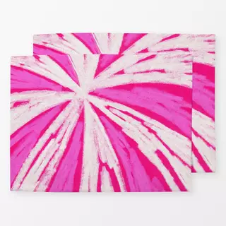 Tischset Firework pink