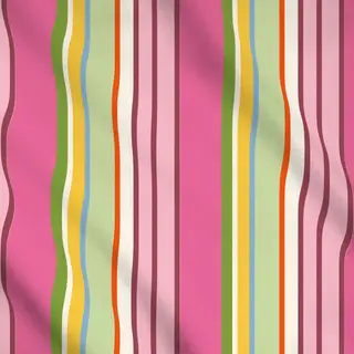 Meterware Bunter Sommerstreifen Mix