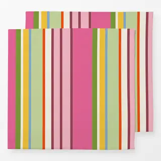 Servietten Bunter Sommerstreifen Mix