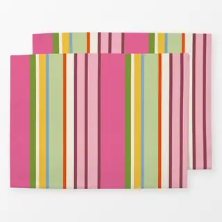 Tischset Bunter Sommerstreifen Mix