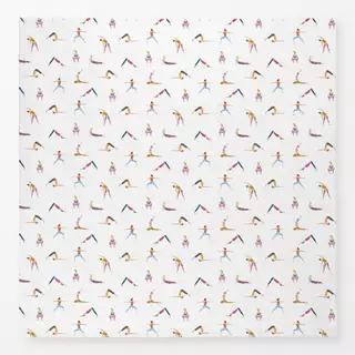 Tischdecke Yoga People