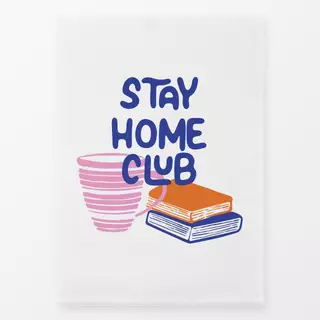 Geschirrtuch Stay Home Club