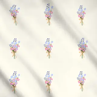 Meterware Blumenstrauß mit Schleife