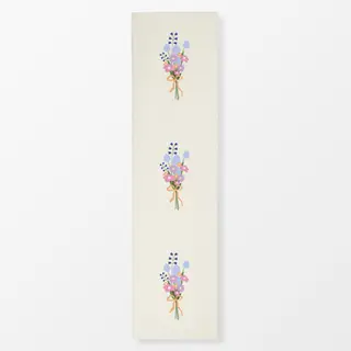 Tischläufer Blumenstrauß mit Schleife