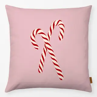 Kissen Xmas - Zuckerstange  pink