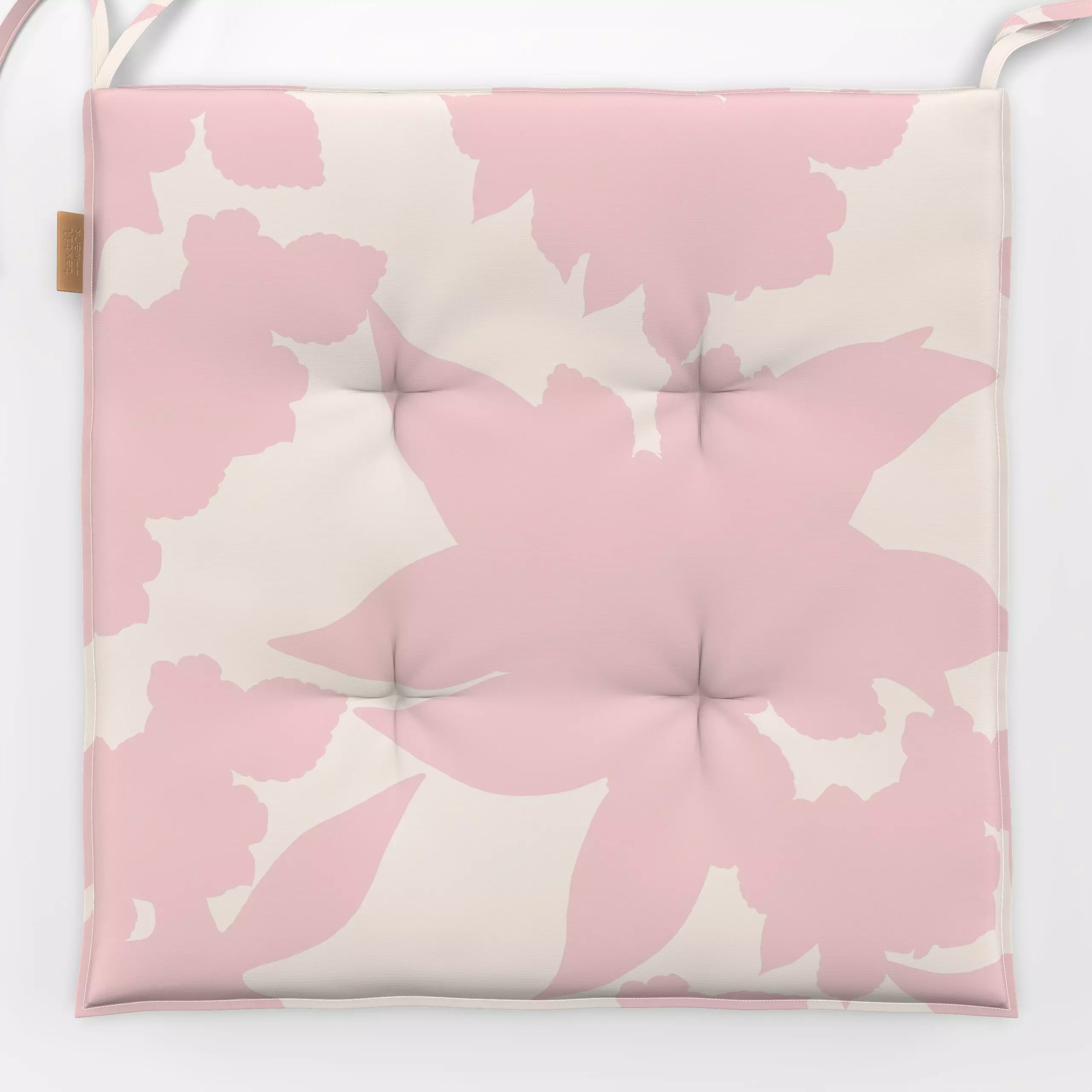 Sitzkissen Garden Rose - Blumen & Florales, Liebe, Romantik & Pride - von „Sara Maria"; Blumen, Abstrakt, Rosen, Wildblumen,...