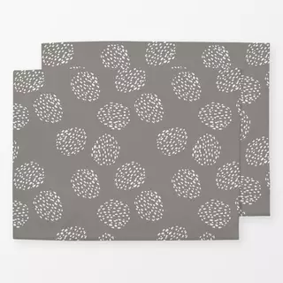Tischset Prickley Stones in grey