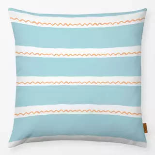 Kissen Beach stripes blue