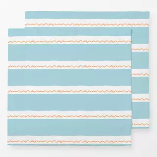 Servietten Beach stripes blue