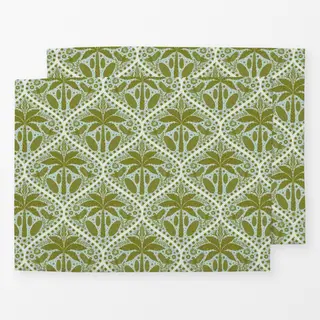 Tischset Tropical Summer Minze Grün