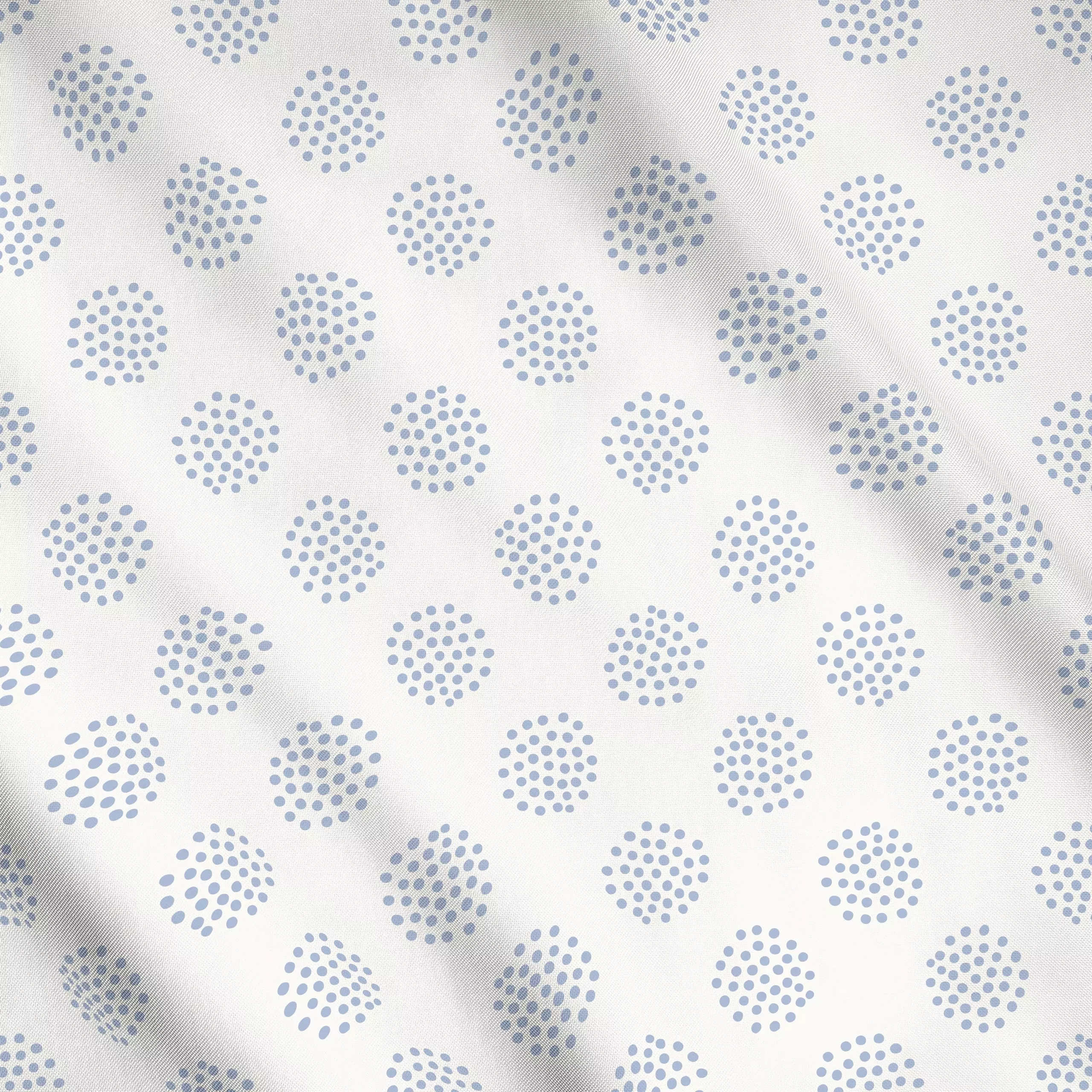 Meterware Dotty Dots blue beige, gemustert, von Kathrin Woo