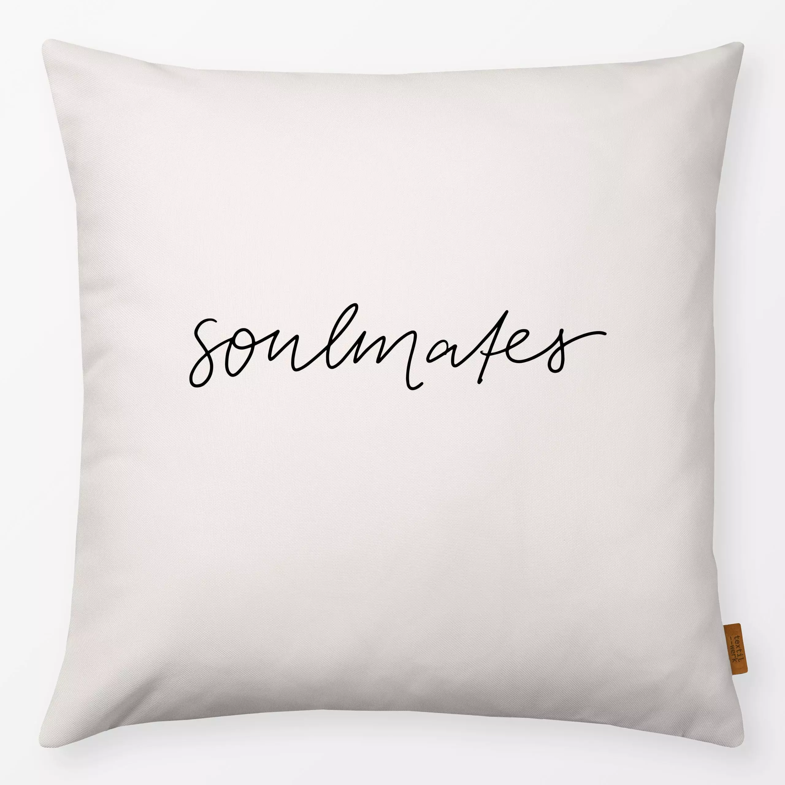 Kissen Beige - Sprüche & Schriftzüge, Anlässe, Ostern von „Kruth Design"; Hochzeit, Geschenk, geschenkidee, freundschaft, ... mama, freundin, kruthdes