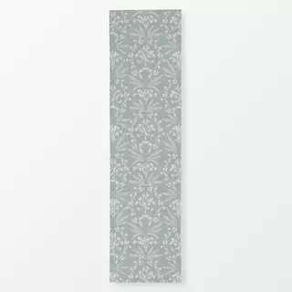 Tischläufer Cottage Damast Blumenkranz II