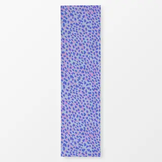 Tischläufer Wild Cat Animal Print blue