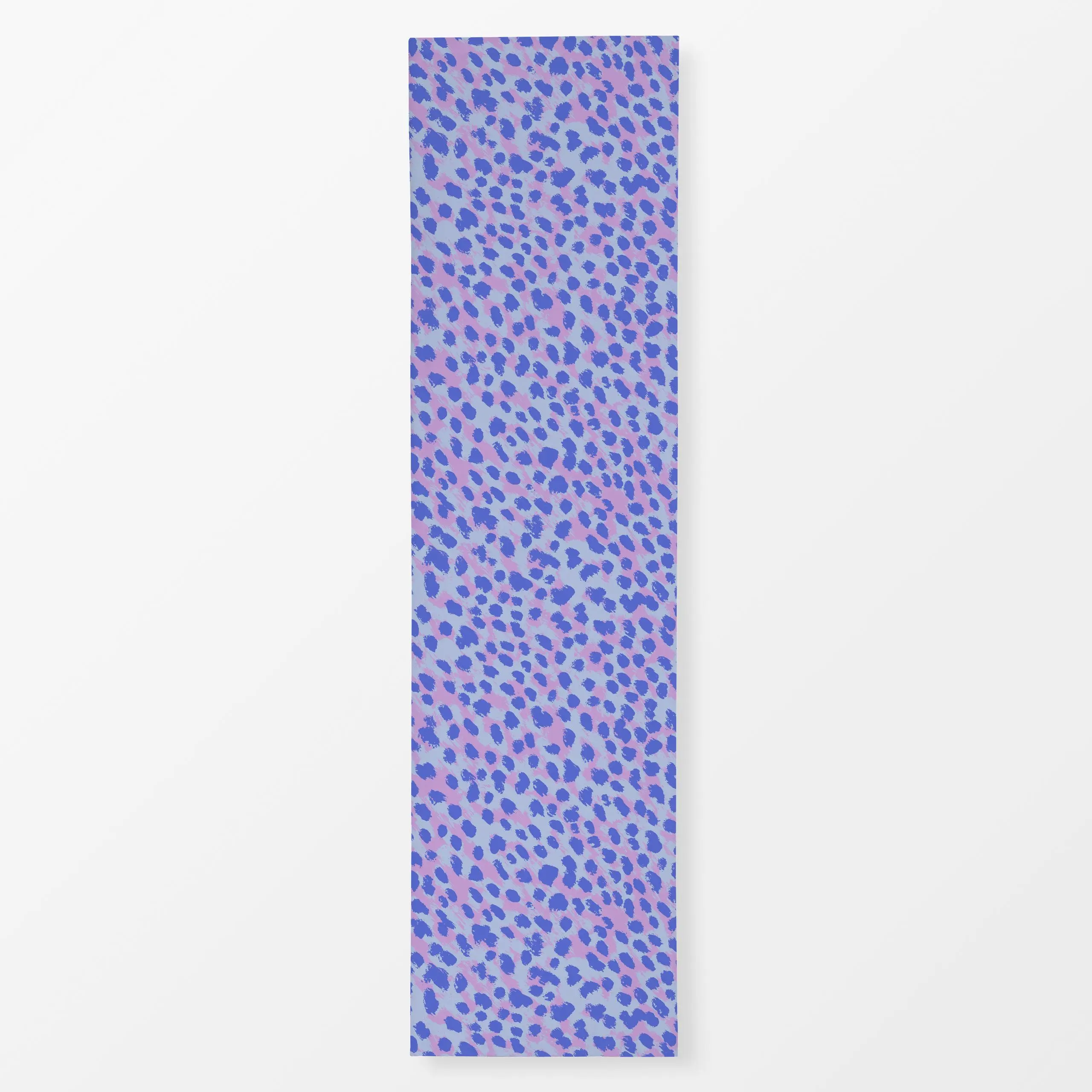 Tischläufer Wild Cat Animal Print blue - Tiere, Symbole & Muster - von „Julia Schumacher"; Leo, Leopard, animal, Wildkatze, ...