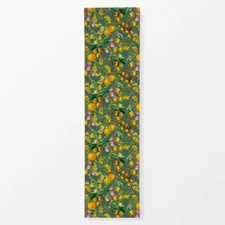 Tischläufer Tropischer Gartenzauber grün