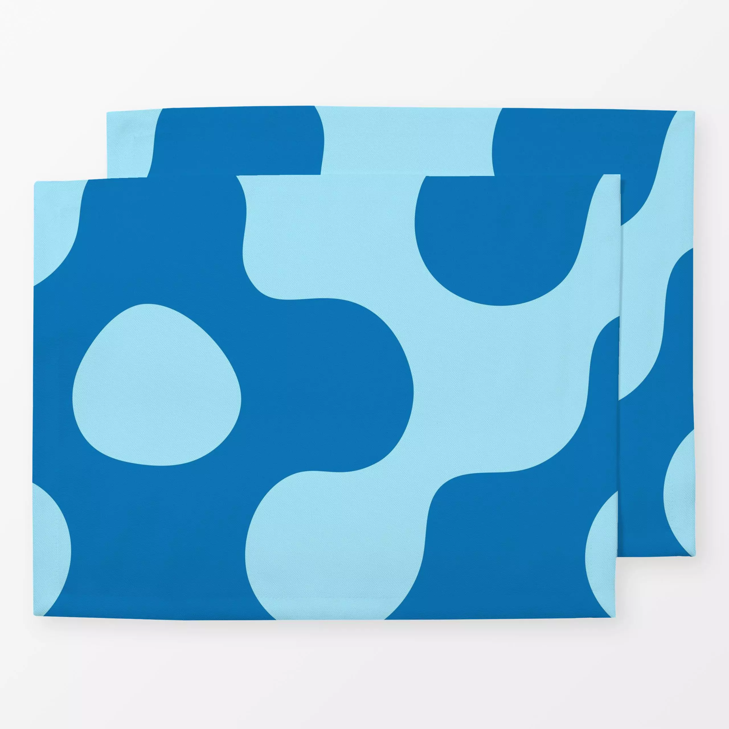 Tischset Farbfreude Flow A 1 - Symbole & Muster - von „Primus Pattern"; minimal, Punkte, Wasser, Retro, Dots, vintage, marit...