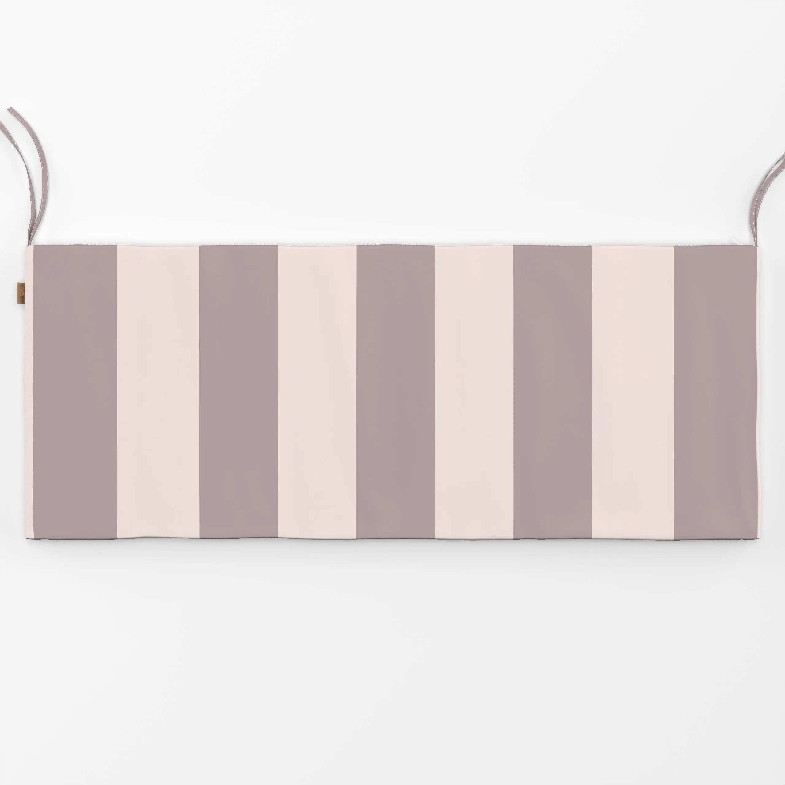 Bankauflage Rosa Lila Mauver Streifen - Herbst, Symbole & Muster, Retro & Vintage - von „Monika Strigel"; Streifen, Elegant,...