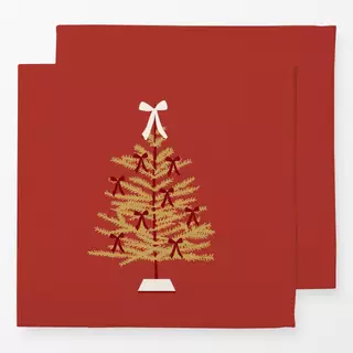 Servietten Christmas Tree in Gold