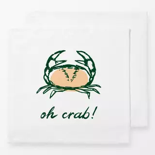 Servietten Oh crab