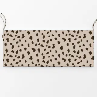 Bankauflage Wild Cat Brushstrokes beige