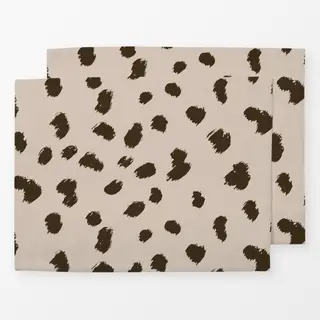 Tischset Wild Cat Brushstrokes beige