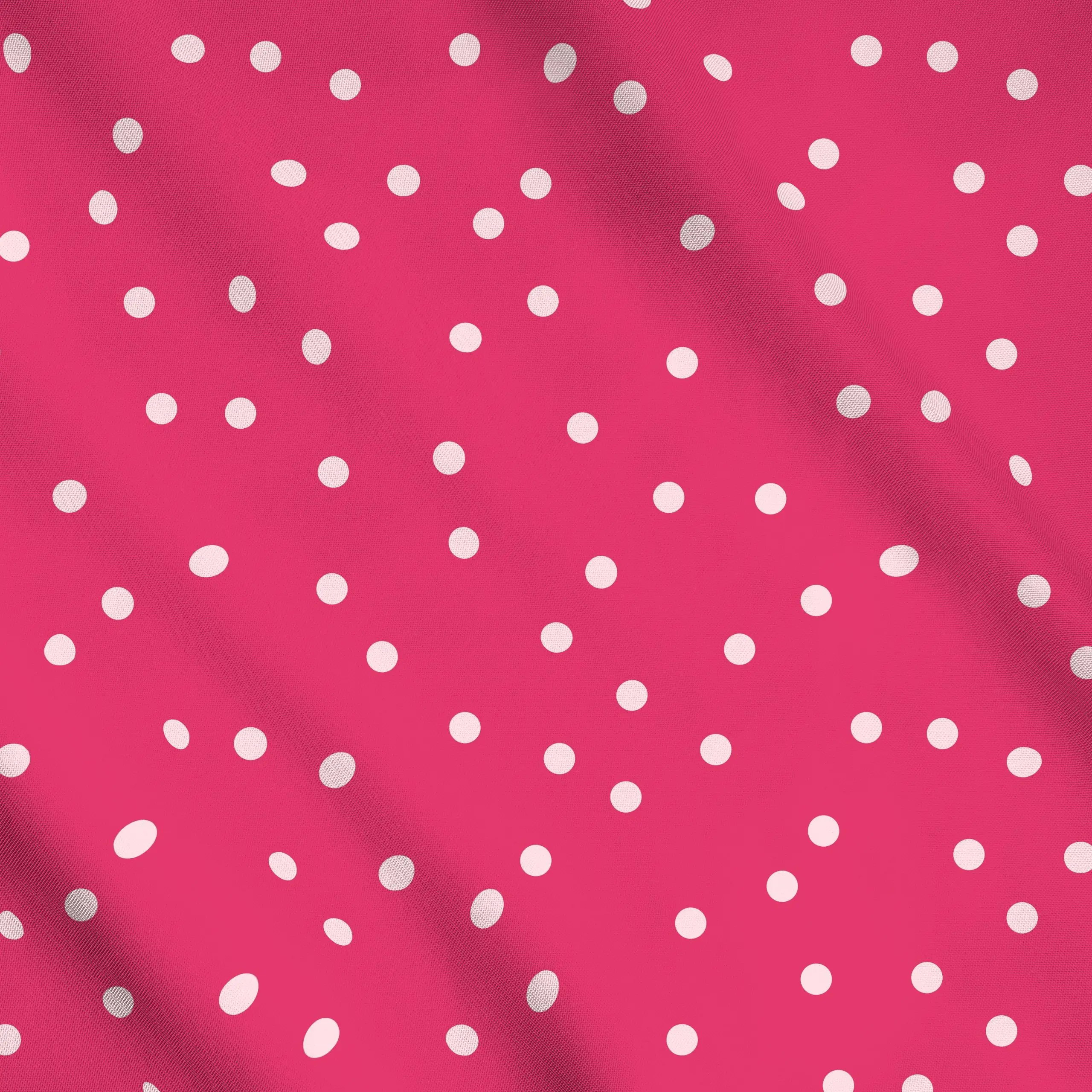 Meterware Punkte rosa auf pink - Symbole & Muster - von „Kathrin Löffler"; Punkte, rosa, Dots, pink, gepunktet, fun, Polkado...