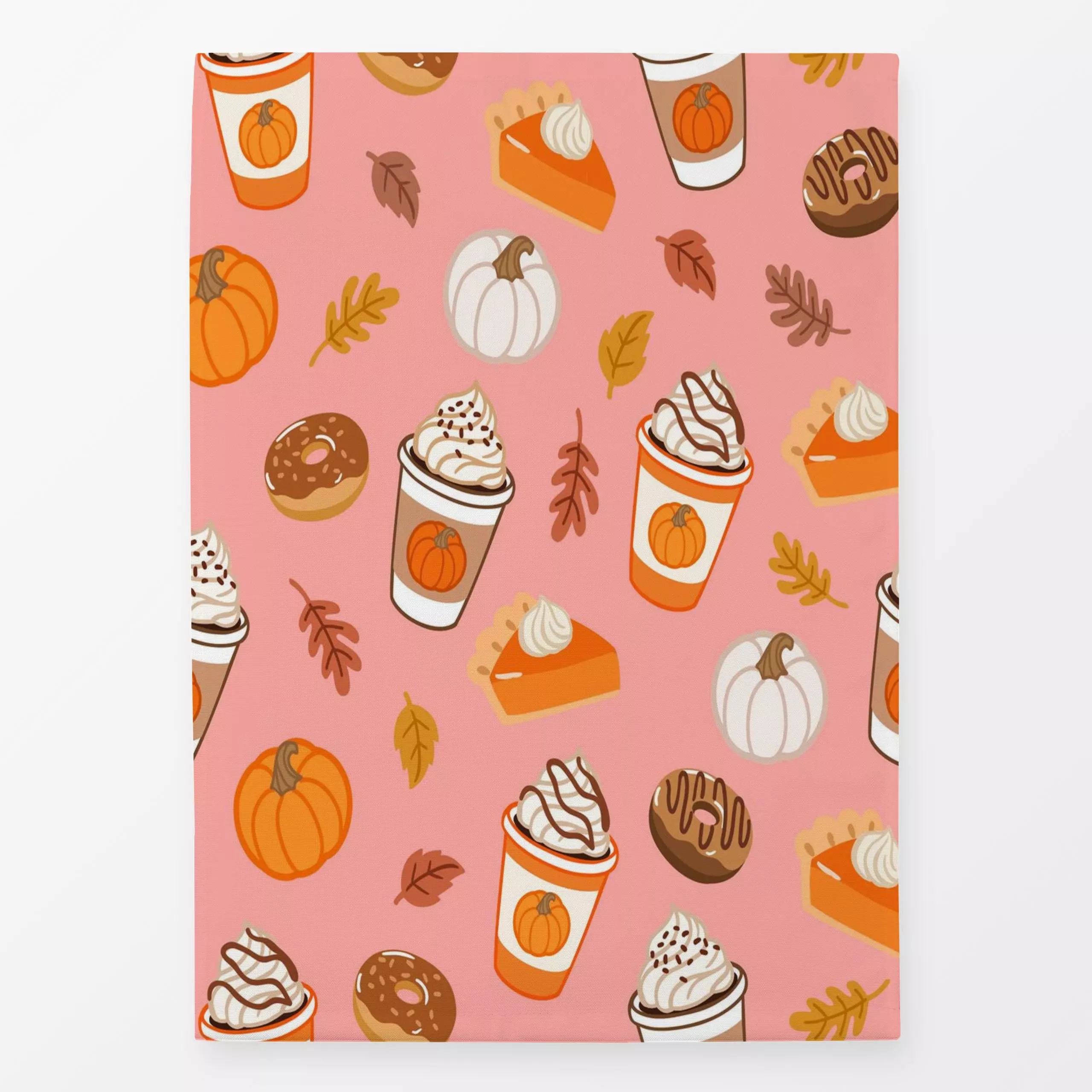 Geschirrtücher Süßer Kürbis - Herbst, Küche, Essen & Trinken - von „duundich"; Blätter, Kaffee, Herbst, Halloween, Kurbis, d...