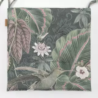 Sitzkissen Botanische Shabby chic Vögel