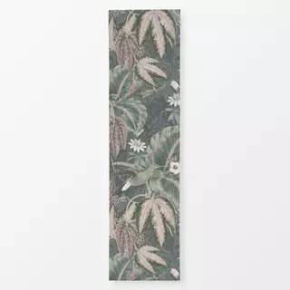 Tischläufer Botanische Shabby chic Vögel