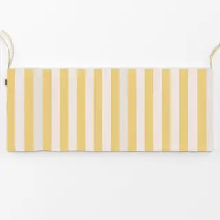 Bankauflage Stripes yellow ecru