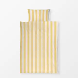 Bettwäsche Stripes yellow ecru