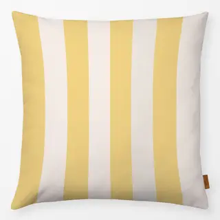Kissen Stripes yellow ecru