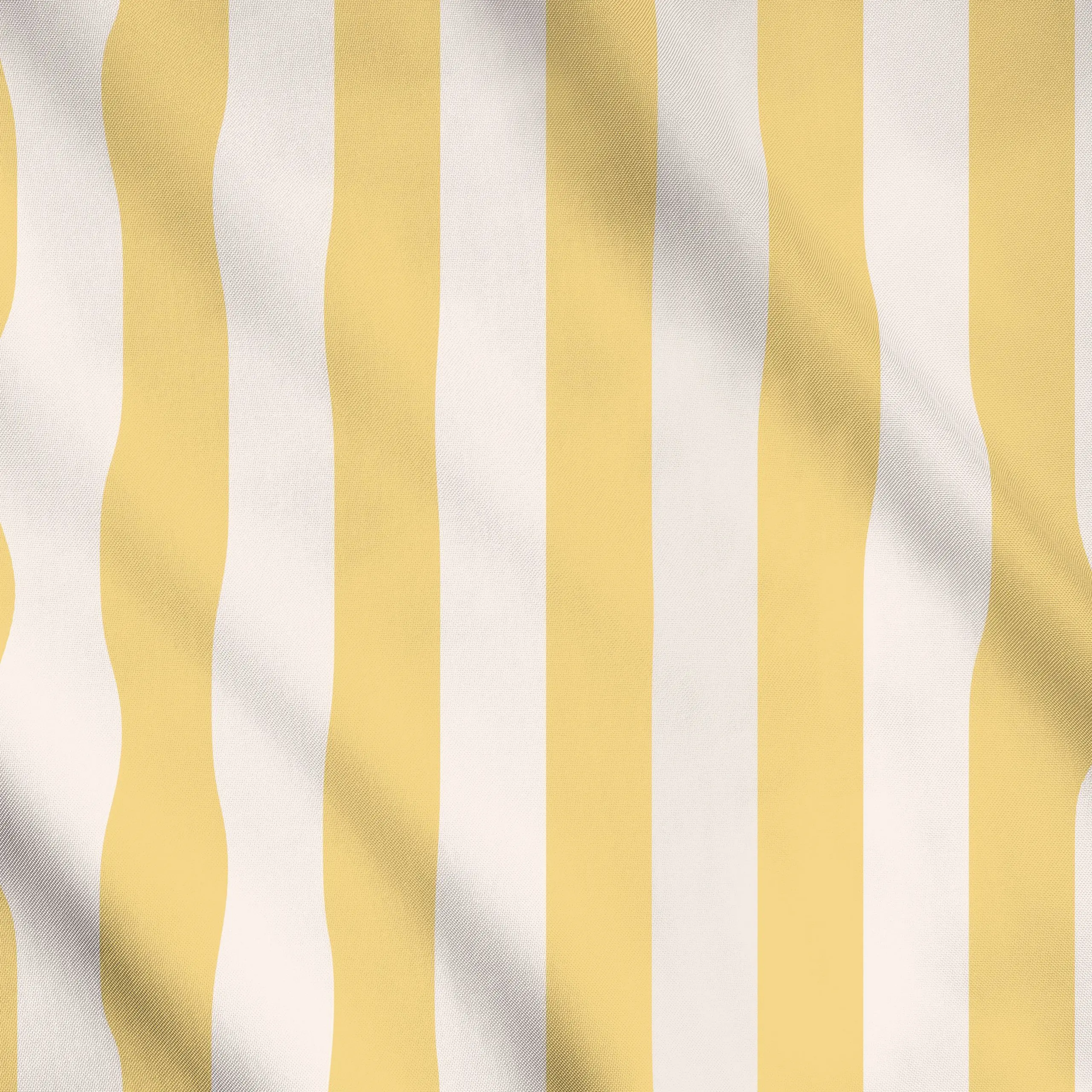 Meterware Stripes yellow ecru - Sommer, Symbole & Muster - von „Andrea Liesert"; Urlaub, zeitlos, outdoorkissen, sommerfarbe...