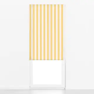 Raffrollo Stripes yellow ecru