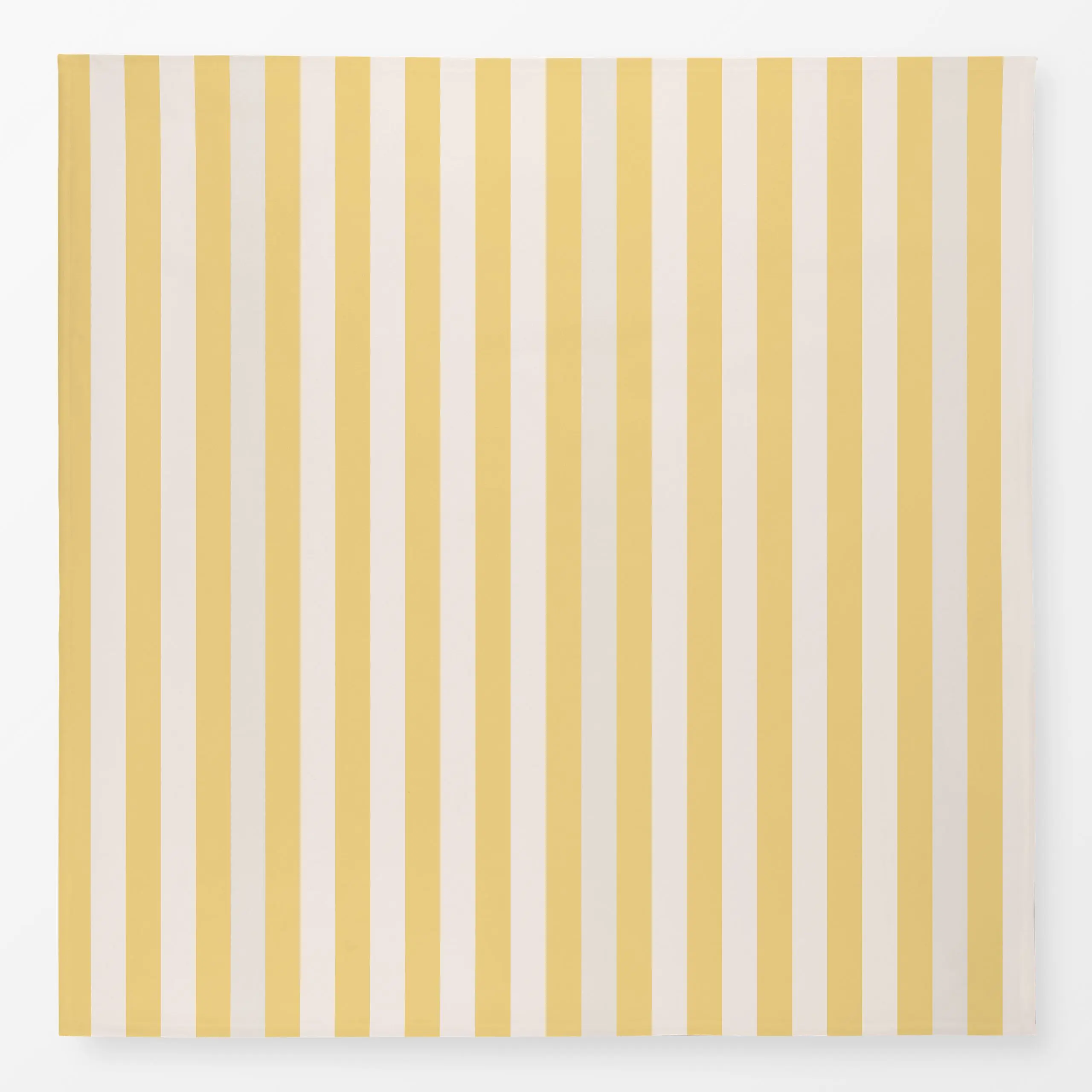 Tischdecke Stripes yellow ecru - Sommer, Symbole & Muster - von „Andrea Liesert"; Urlaub, zeitlos, outdoorkissen, sommerfarb...