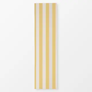 Tischläufer Stripes yellow ecru