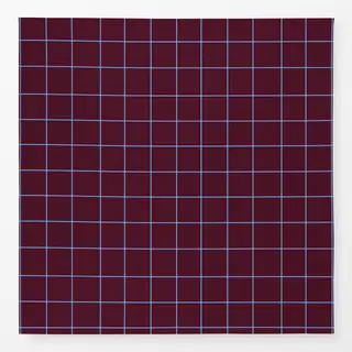 Tischdecke Kariert Bordaux-Blau