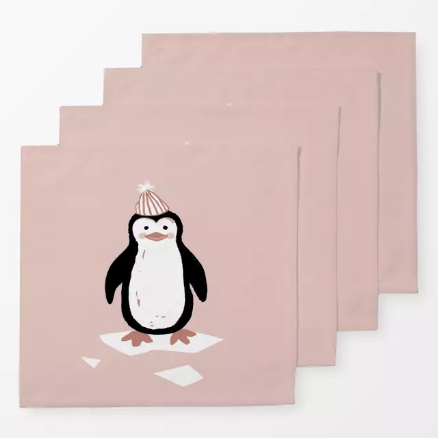 20 Lunch Servietten Mit Pinguin-Motiv – Winter-Design, 33 X 33 Cm, 3-lagig, Für Tischdeko & Serviettentechnik